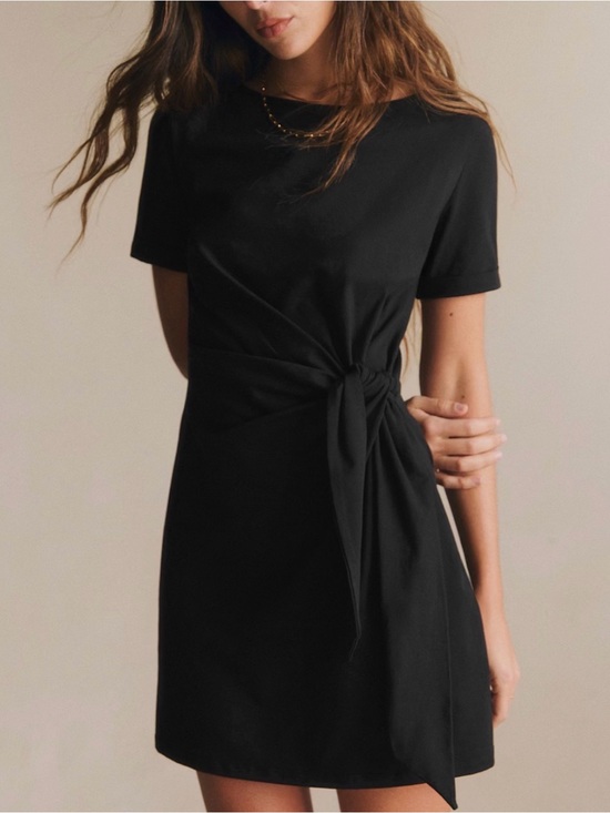Sezane Dresses & Skirts - EUC Sézane Pippa Short Cotton Dress in Black size XL